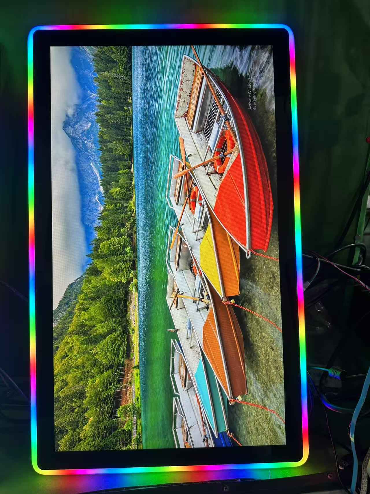 27 -инчов монитор на играта на сензорен екран с RGB LED